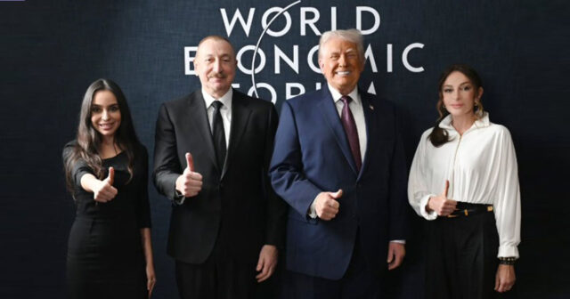 Prezident ailəsinin Trampla – Fotoları