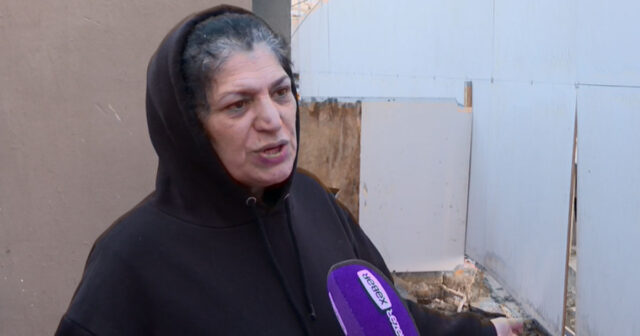 Bakıda bina tikintisi zamanı yaxınlıqdakı evə ziyan vurulduğu iddia edilir – VİDEO