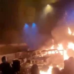 Məşhəddə etirazçılar 15 avtobusu yandırıblar