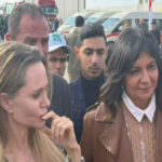 Ancelina Coli Rəfah keçid məntəqəsini ziyarət edib