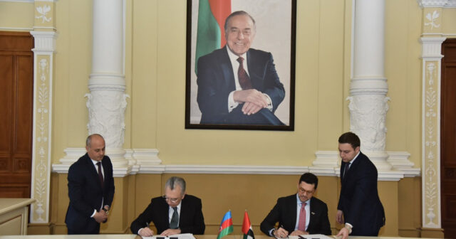 Bakı və Əbu-Dabi arasında Anlaşma Memorandumu imzalandı – FOTOLAR