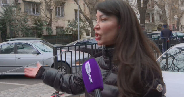 Bakıda avtomobil dayanacağı qanunsuz şəkildə bağlanır – VİDEO