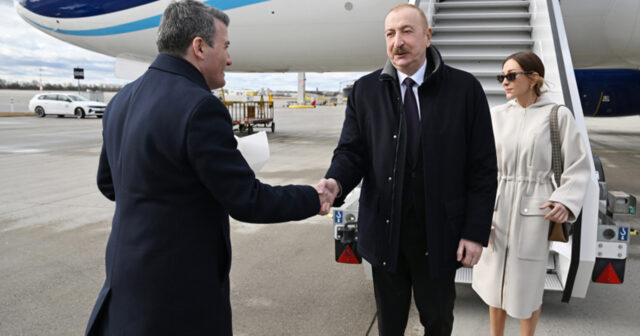 Prezidentlə xanımı Almaniyadadır – FOTO