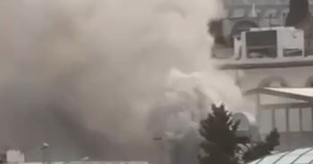 Bakıda restoranda yanğın başlayıb – VİDEO