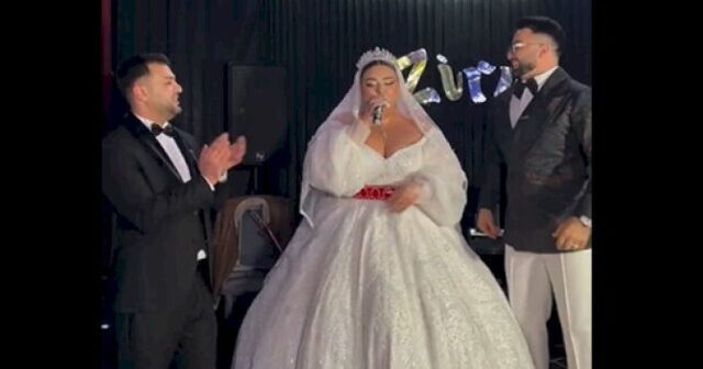 Bakıda toyda MARAQLI ANLAR: Gəlin ƏRƏB DİLİNDƏ mahnı oxudu – VİDEO