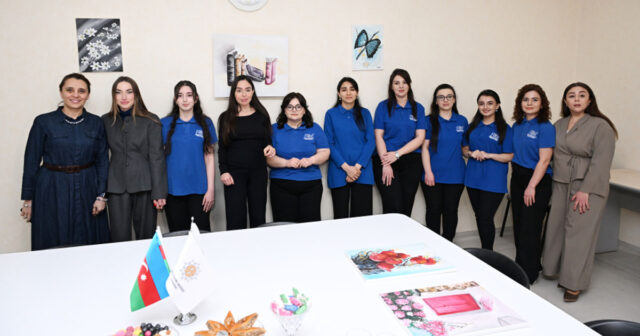 Leyla Əliyeva və Alena Əliyeva Gəncə Autizm Mərkəzi ilə tanış olublar – FOTO