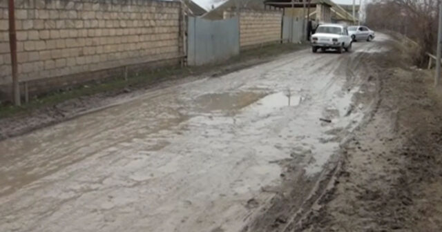 Zərdabda yol, məktəb problemi: “Təcili yardım çağırırıq, gəlmir” – VİDEO
