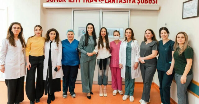 Alyona Əliyeva Talassemiya Mərkəzindən paylaşım edib