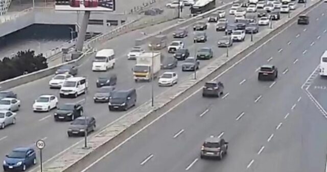 Paytaxtda dəhşətli tıxac: yollar tam bağlandı – VİDEO