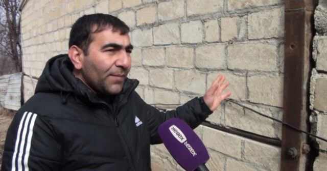 Tovuzda 10-a yaxın evdə çatlar əmələ gəlib – VİDEO