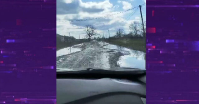 Xaçmazda bir neçə kəndi birləşdirən yol yararsız vəziyyətdə – VİDEO