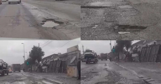 Sabunçunun qorxunc yolları – Avtobuslar dağılır, şəxsi maşınlar təhlükə yaradır… – VİDEO