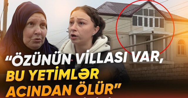 “Deyir ki, sizə göz verib işıq verməyəcəyəm” – Bibi və qardaşı qızı arasında ev davası – VİDEO