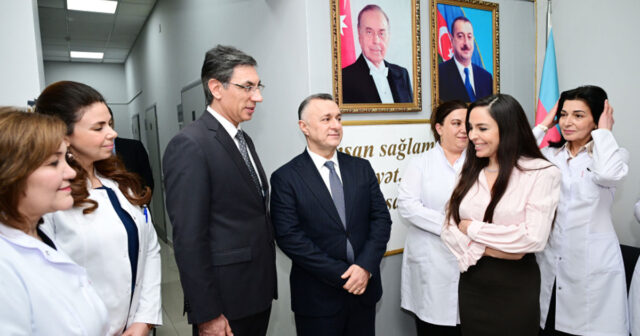 Leyla Əliyeva Bakı Şəhər Narkoloji Mərkəzini ziyarət edib – FOTO