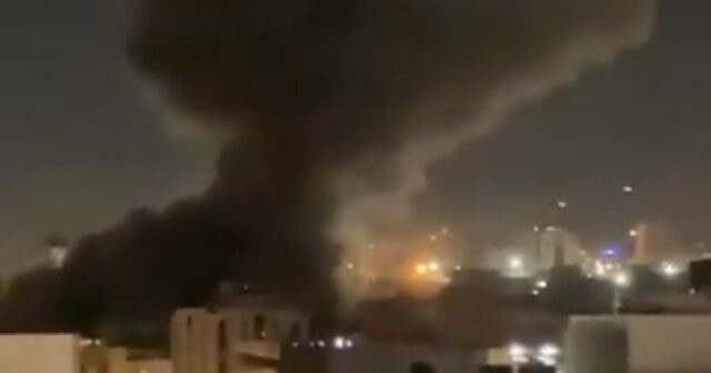 İsrail Hərbi Hava Qüvvələri Tehranda 104-cü polis idarəsini vurub – VİDEO