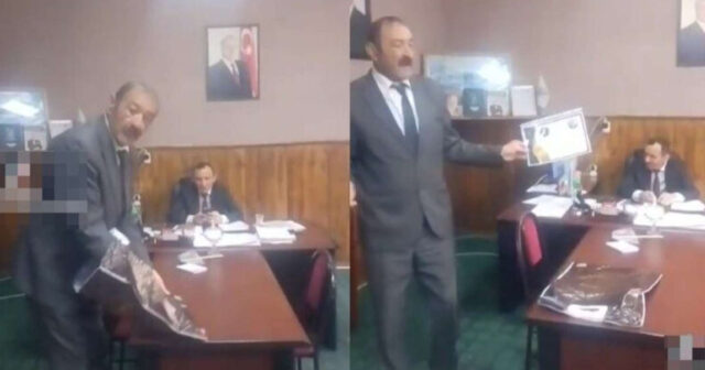 Gədəbəydə məmura “mükafat” verən şəxs həbs olundu