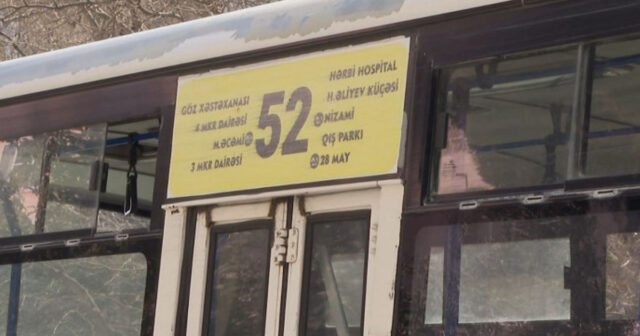 52 saylı marşrut xəttində avtobusların sayı azdır – ŞİKAYƏT – VİDEO