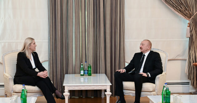 Prezident Jelka Tsviyanoviçlə görüşdü – Fotolar Prezident Jelka Tsviyanoviçlə görüşdü – Fotolar