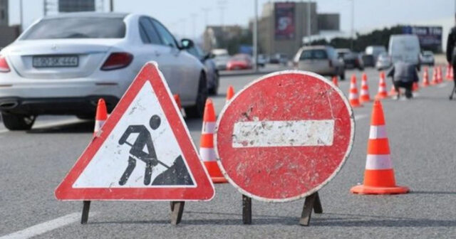 DİQQƏT! Bu yolda hərəkət qismən məhdudlaşdırılır