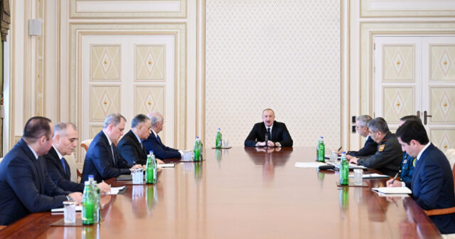 Prezidentin Təhlükəsizlik Şurasında çıxışının – Videosu