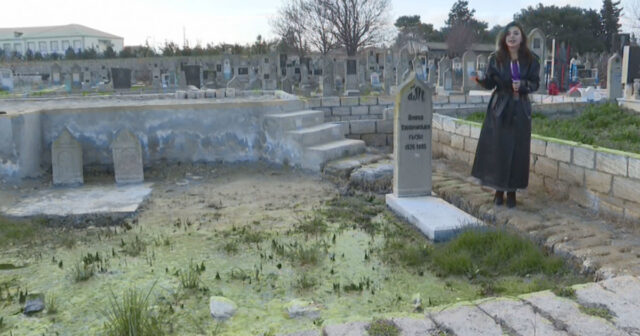 Maştağada qəbirləri su basıb – VİDEO