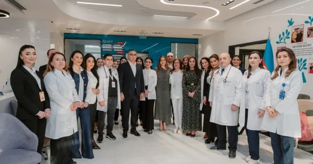 Leyla Əliyeva və Arzu Əliyeva “Leyla Medical Center”in Pediatriya Mərkəzində olublar