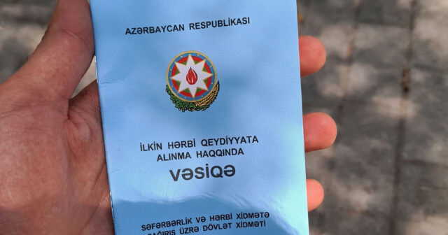Kişilər ilkin hərbi qeydiyyata belə alınacaq – Baş nazir təsdiqlədi