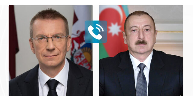 Edqars Rinkeviçs Prezident İlham Əliyevə zəng edib