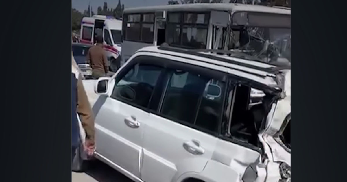 Bakıda xanım sürücü qəza törətdi – VİDEO