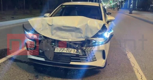 Sumqayıtda zəncirvari qəza — 3 maşın toqquşdu – VİDEO