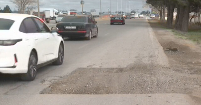 Maştağa yolunda təhlükəli vəziyyət yaranıb – VİDEO Maştağa yolunda təhlükəli vəziyyət yaranıb – VİDEO