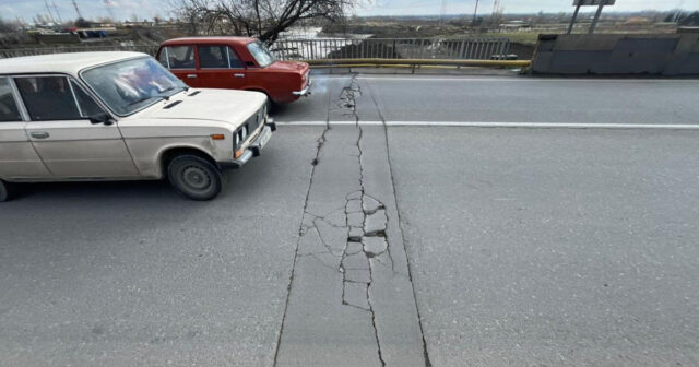 Göyçayda körpü qəzalı vəziyyətdədir – FOTO