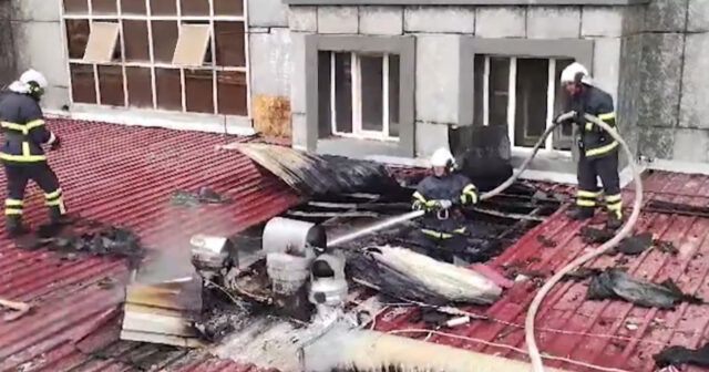 Naxçıvanda restoranda yanğın – İşçilərlə müştərilər… – VİDEO