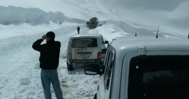 İstisu ağ örpəyə büründü – VİDEO