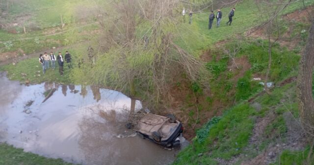 Cəlilabadda avtomobil körpüdən kanala aşdı