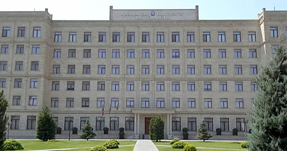 Müdafiə Nazirliyi məlumat yaydı