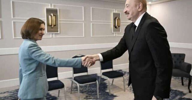 İlham Əliyev Moldova Prezidenti ilə görüşdü