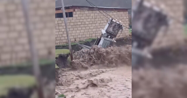 Qusarda sel transformatoru belə apardı – Video