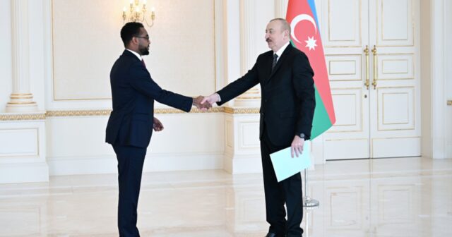 Prezident yeni səfirləri qəbul etdi – FOTOLAR