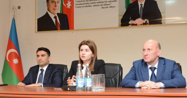 Vasif Müslümov kollektivə təqdim olundu