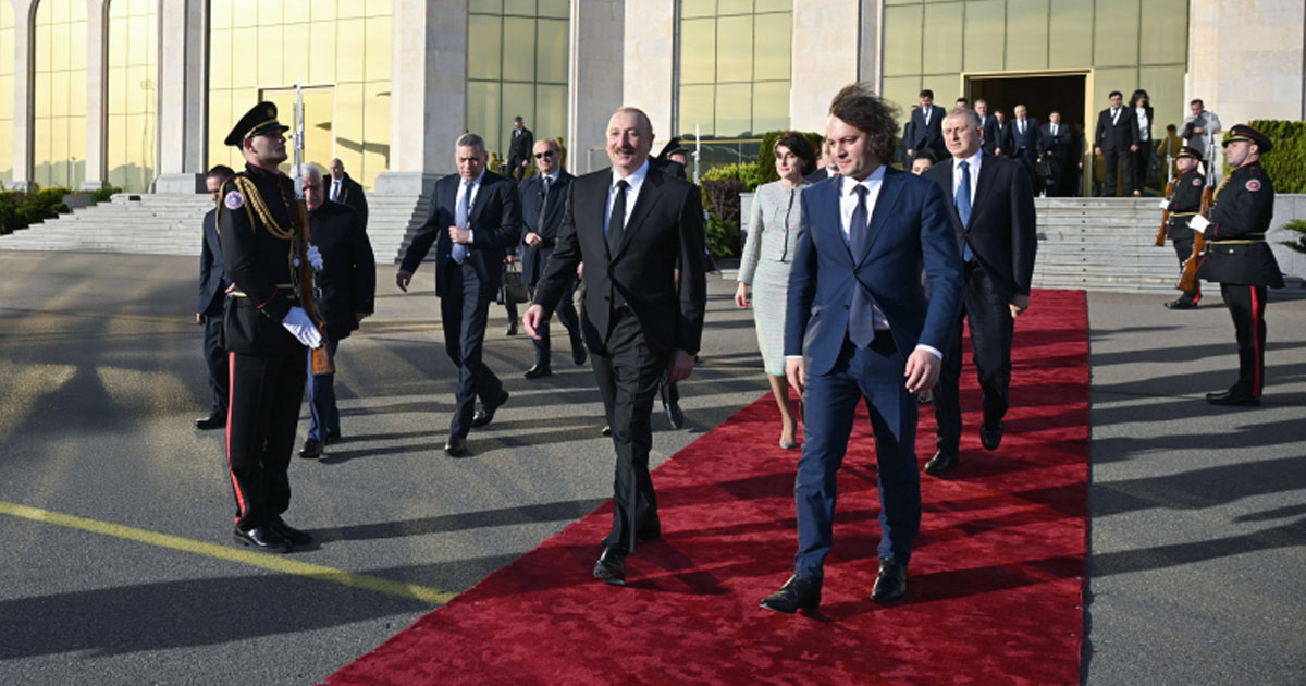 Prezidentin Gürcüstan səfəri başa çatdı – FOTO