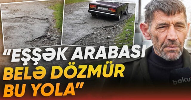 “Kənddə adam qalmır, hamı köçüb gedir” – VİDEO