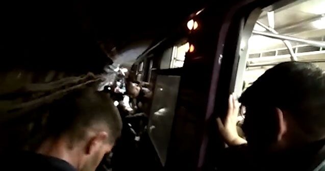 Qatarda qalan sərnişinlər belə təxliyyə edildi – ANBAAN VİDEO