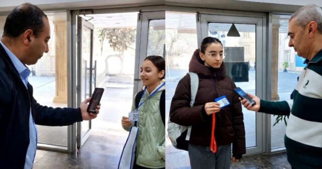 Bakı məktəbində yenilik: şagirdlər QR kodla yoxlanılır