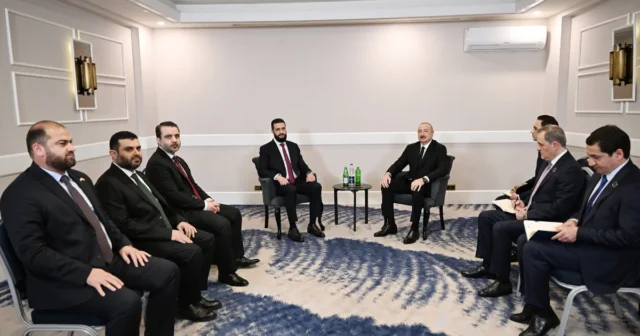 İlham Əliyev Şaraa ilə GÖRÜŞDÜ – FOTOLAR