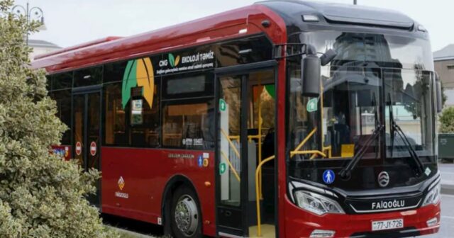 Bakıda iyunun sonuna kimi avtobuslar bu şəxslərə pulsuz olacaq