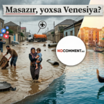 Masazır, yoxsa Venesiya? – Paytaxtda yağışın fəsadları 5 gündür aradan qaldırılmır – VİDEO