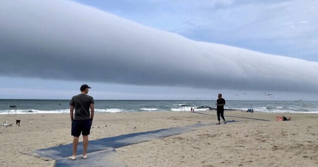 Qara dəniz üzərində nadir atmosfer hadisəsi