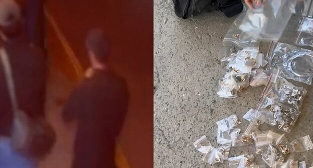 Bakıda mağazadan 100 min manatlıq qızılın oğurlanma GÖRÜNTÜLƏRİ