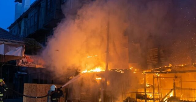 Göyçayda marketdə yanğın – ANBAAN VİDEO